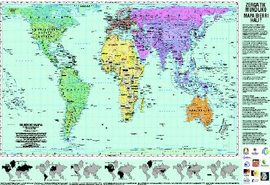 MUNDUKO MAPA - PETERS PROIEKZIOA (TUBO)