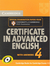 CAMBRIDGE CERTIFICATE IN ADVANCED ENGLISH 4 FOR UPDATED EXAM STUDENT'S BOOK WITH