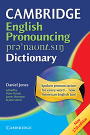 ENGLISH PRONOUNCING DICTIONARY+CD ROM 17 EDIC.