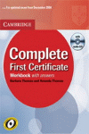 COMPLETE FIRST CERTIFICATE WB WITH KEY +CD