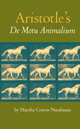 ARISTOTLE`S DE MOTU ANIMALIUM