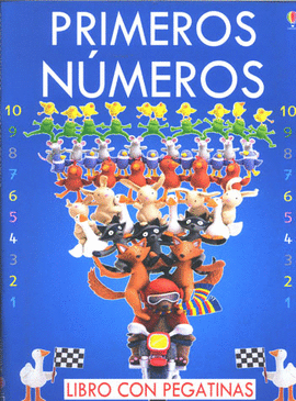 PRIMEROS NUMEROS -LIBRO DE PEGATINAS