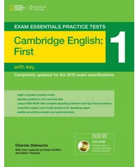 EXAM ESSENTIALS: CAMBRIDGE FIRST PRACTICE TESTS 1 W/O KEY + DVD- ROM