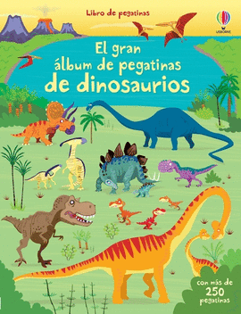 GRAN ALBUM DE PEGATINAS DE DINOSAURIOS