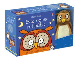 CAJA ESTE NO ES MI BUHO+BUHO PELUCHE