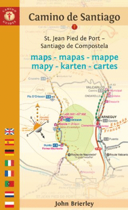 MAPA GUIA CAMINO DE SANTIAGO