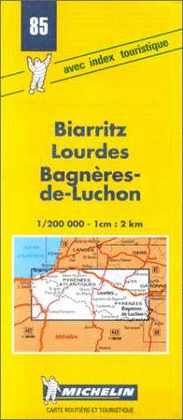 BIARRITZ LOURDES BAGNERES DE-LUCHON 85 -MICHELIN