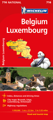 MAPA NATIONAL BLGICA LUXEMBURGO