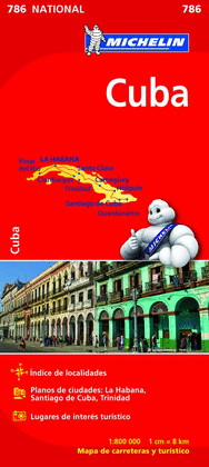CUBA MAPA MICHELIN 786
