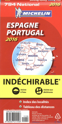 MAPA NATIONAL ESPAA - PORTUGAL 