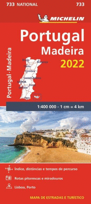 MAPA NATIONAL PORTUGAL MADEIRA 733 2022