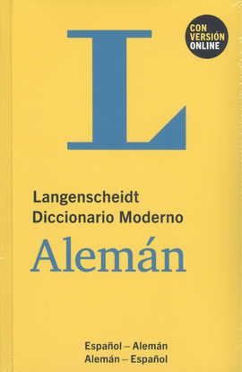 LANGENSCHEIDT DICCIONARIO MODERNO ALEM�N