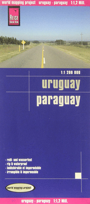 URUGUAY PARAGUAY -MAPA