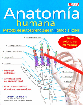 ANATOMIA HUMANA.METODO DE AUTOAPRENDIZAJE USANDO EL COLOR