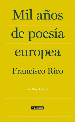 MIL AOS DE POESIA EUROPEA