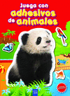 JUEGA CON ADHESIVOS DE ANIMALES (ROJO)