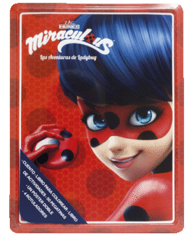 MIRACULOUS. LAS AVENTURAS DE LADYBUG. CAJA METLICA