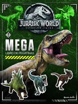 JURASSIC WORLD. MEGALIBRO DE PEGATINAS