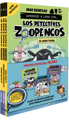 PACK APRENDE A LEER CON... �LOS DETECTIVES ZOOPENCOS! 7, 8 Y 9: EN LETRA MAY�SCU