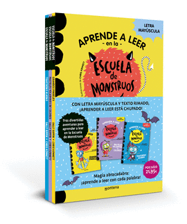 PACK 4, 5 Y 6. ESCUELA MONSTRUOS APRENDE A LEER