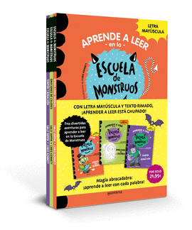 PACK 7, 8 Y 9. ESCUELA MONSTRUOS. APRENDE A ALEER