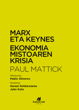 MARX ETA KEYNES - EKONOMIA MISTOAREN KRISIA