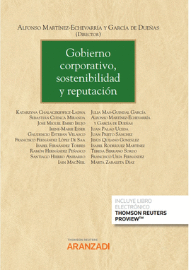 GOBIERNO CORPORATIVO, SOSTENIBILIDAD Y REPUTACIN (PAPEL + E-BOOK)