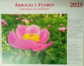 ARBOLES Y FLORES CALENDARIO JARDINERIA 2025