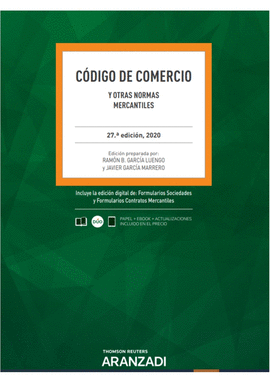CDIGO DE COMERCIO Y OTRAS NORMAS MERCANTILES 27 ED. 2020