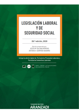 LEGISLACION LABORAL Y DE SEGURIDAD SOCIAL 28 ED. 2020