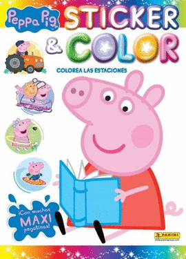 STICKER & COLOR PEPPA PIG COLOREA ESTACI