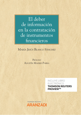 EL DEBER DE INFORMACIN EN LA CONTRATACIN DE INSTRUMENTOS FINANCIEROS (PAPEL +