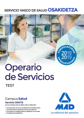 OPERARIO/A DE SERVICIOS DE OSAKIDETZA - TEST