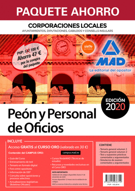 PAQUETE AHORRO PEN Y PERSONAL DE OFICIOS DE CORPORACIONES LOCALES. AHORRO DE 47