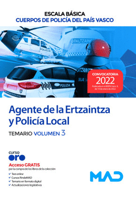 AGENTE DE LA ERTZAINTZA Y POLICIA LOCAL