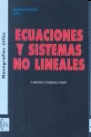 ECUACIONES Y SISTEMAS NO LINEALES