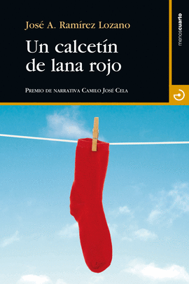 UN CALCETN DE LANA ROJO