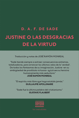 JUSTINE O LAS DESGRACIAS DE LA VIRTUD