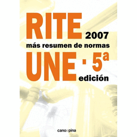 RITE 2007 CON RESUMEN DE NORMAS UNE