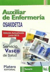 AUXILIAR DE ENFERMERIA OSAKIDETZA TEMARIO VOL 1