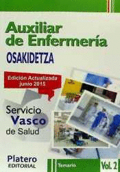 AUXILIAR DE ENFERMERIA OSAKIDETZA TEMARIO VOL 2