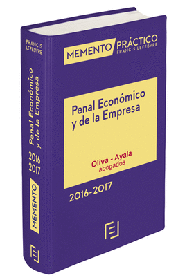 MEMENTO PRCTICO PENAL ECONOMICO Y DE EMPRESA 2016-2017