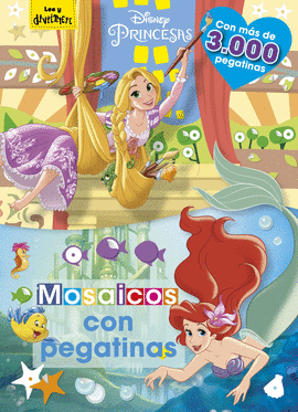 PRINCESAS. MOSAICOS CON PEGATINAS