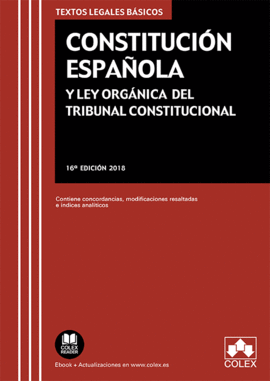 CONSTITUCIN ESPAOLA Y LEY ORGNICA DEL TRIBUNAL CONSTITUCIONAL