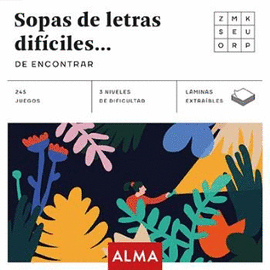 SOPAS DE LETRAS DIFCILES DE ENCONTRAR