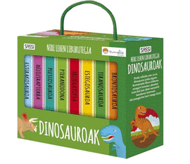 DINOSAUROAK. MI PRIMERA BIBLIOTECA. (LOS VEHICULOS) EDIC. ILUSTRATUA (EUSKARA)