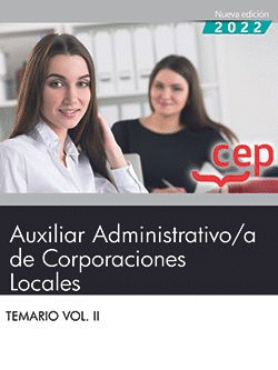 AUXILIAR ADMINISTRATIVO/A DE CORPORACIONES LOCALES