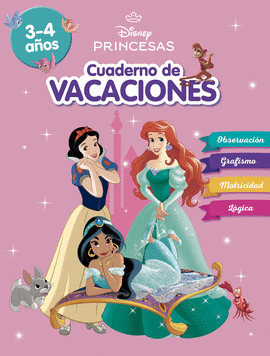 CUADERNO VACACIONES PRINCESAS (3-4 AOS)