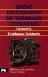 BREVE DICCIONARIO DE TERMINOS LITERARIOS