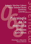 PSICOLOGIA DE LA MEMORIA. AMBITOS APLICADOS